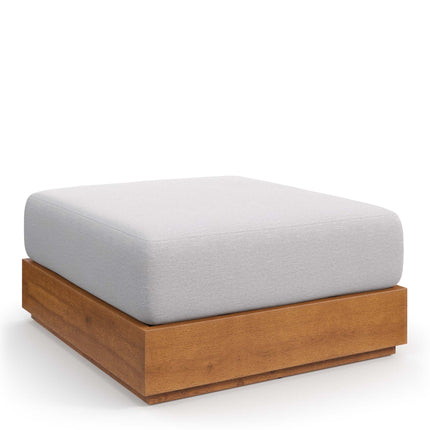 Modway EEI-6785 Tahoe Outdoor Patio Acacia Wood Ottoman - Plaza Home Decor