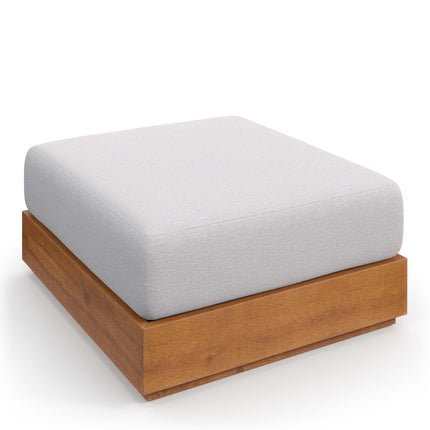 Modway EEI-6785 Tahoe Outdoor Patio Acacia Wood Ottoman - Plaza Home Decor