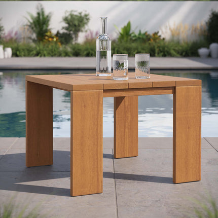 Modway EEI-6787 Tahoe Outdoor Patio Acacia Wood Side Table - Plaza Home Decor