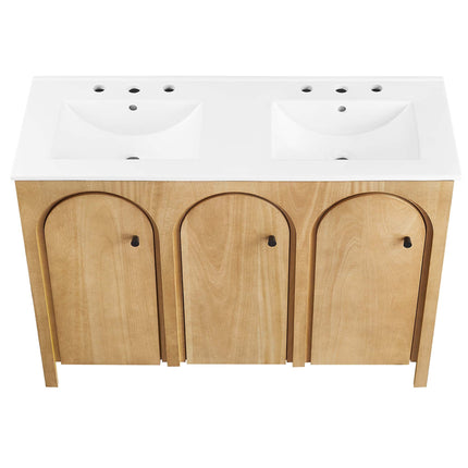 Modway EEI-6792 Appia 48" Double Sink Bathroom Vanity Modway