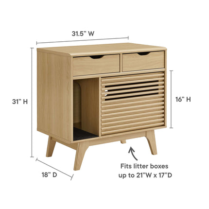 Modway EEI-6796 Render Cat Cabinet Modway