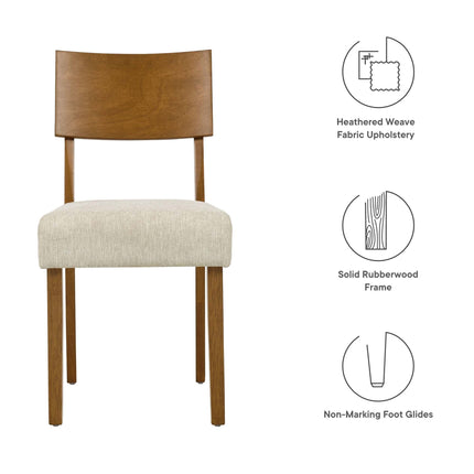Modway EEI-6804 Pax Wood Dining Side Chairs Set of 2 Modway