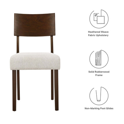 Modway EEI-6804 Pax Wood Dining Side Chairs Set of 2 Modway