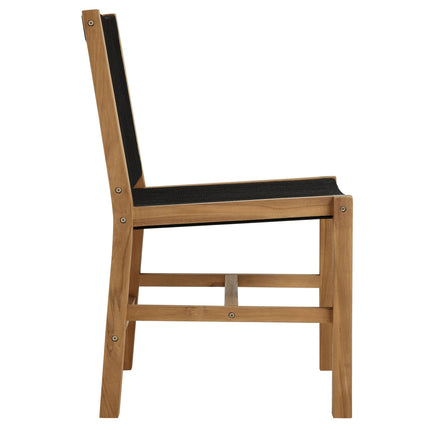 Modway EEI-6928 Vienna 7-Piece Outdoor Patio Teak and Rope Dining Set Modway