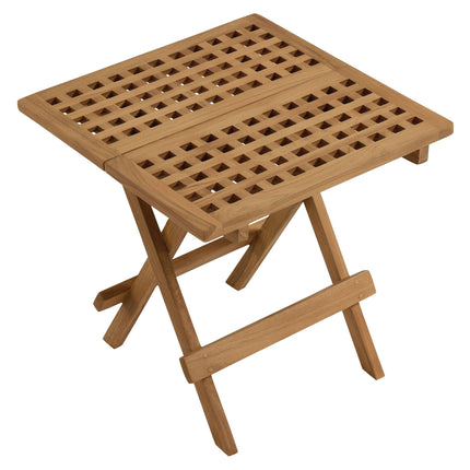Modway EEI-6810 Vienna Outdoor Patio Teak Wood Side Table Modway