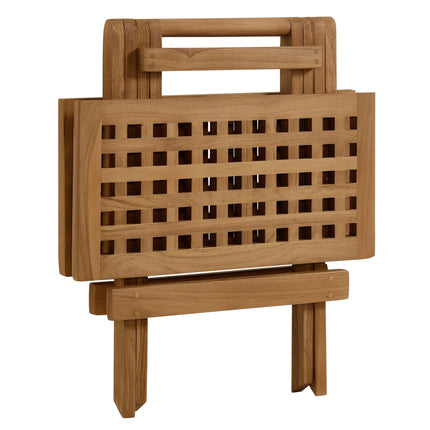 Modway EEI-6810 Vienna Outdoor Patio Teak Wood Side Table Modway