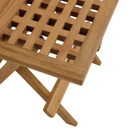 Modway EEI-6810 Vienna Outdoor Patio Teak Wood Side Table Modway