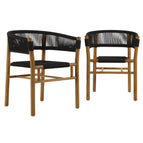 Natural Black / Teak and Rope