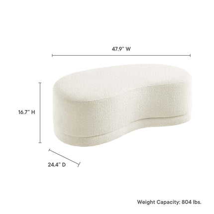 Modway EEI-6816 Nimbus 48" Upholstered Ottoman Bench Modway