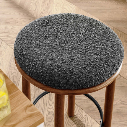 Modway EEI-6818 Fable Boucle Fabric Counter Stools Set of 2 Modway