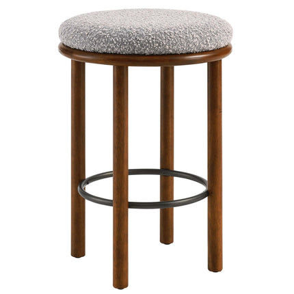Modway EEI-6818 Fable Boucle Fabric Counter Stools Set of 2 Modway