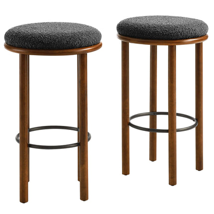 Modway EEI-6819 Fable Boucle Fabric Bar Stools Set of 2 Modway