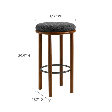 Modway EEI-6819 Fable Boucle Fabric Bar Stools Set of 2 Modway