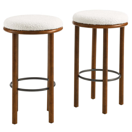 Modway EEI-6819 Fable Boucle Fabric Bar Stools Set of 2 Modway