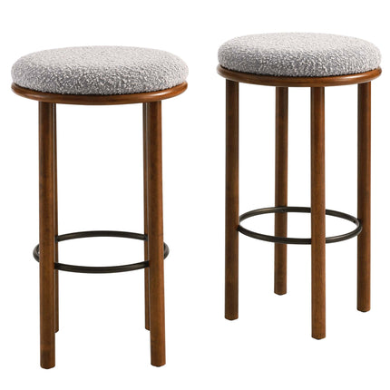 Modway EEI-6819 Fable Boucle Fabric Bar Stools Set of 2 Modway