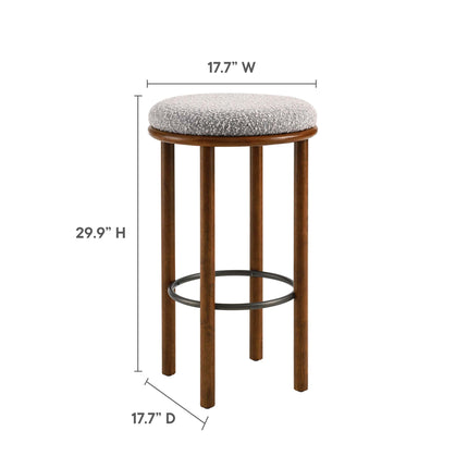 Modway EEI-6819 Fable Boucle Fabric Bar Stools Set of 2 Modway