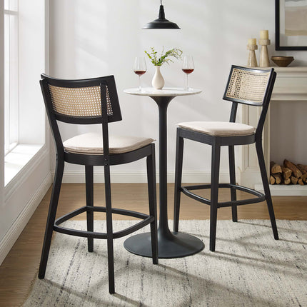 Modway EEI-6820 Caledonia Wood Bar Stools Set of 2 Modway