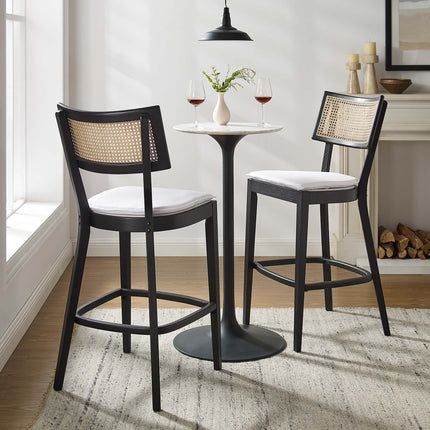 Modway EEI-6820 Caledonia Wood Bar Stools Set of 2 Modway