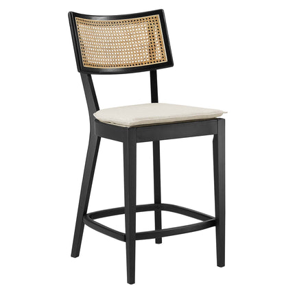 Modway EEI-6821 Caledonia Wood Counter Stools Set of 2 Modway
