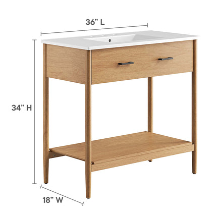 Modway EEI-6822 Zaire 36" Bathroom Vanity Modway