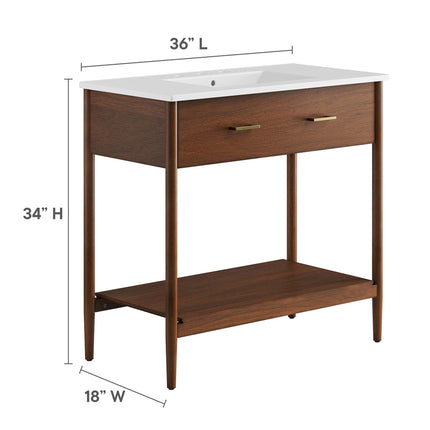Modway EEI-6822 Zaire 36" Bathroom Vanity Modway