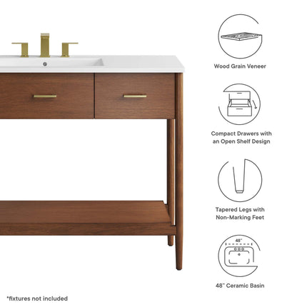 Modway EEI-6824 Zaire 48" Single Sink Bathroom Vanity Modway