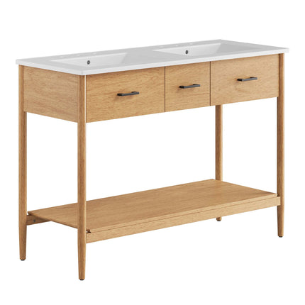 Modway EEI-6826 Zaire 48" Double Sink Bathroom Vanity Modway