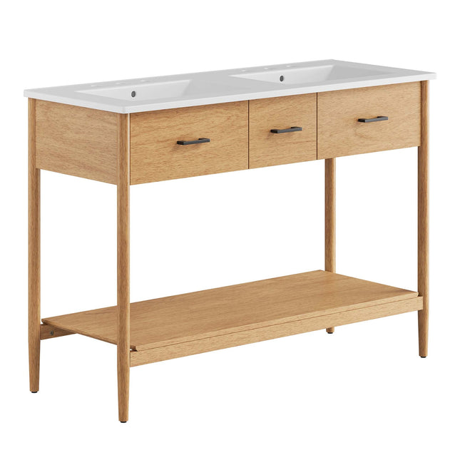 Modway EEI-6826 Zaire 48" Double Sink Bathroom Vanity Modway