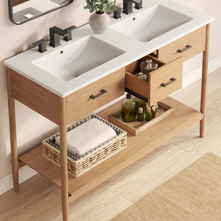 Modway EEI-6826 Zaire 48" Double Sink Bathroom Vanity Modway