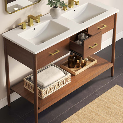 Modway EEI-6826 Zaire 48" Double Sink Bathroom Vanity Modway