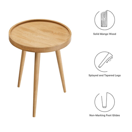 Modway EEI-6830 Chiro Round Wood Side Table Modway