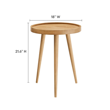 Modway EEI-6830 Chiro Round Wood Side Table Modway