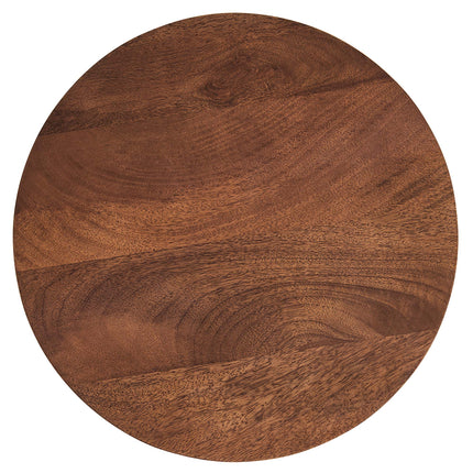 Modway EEI-6831 Valeo Round Wood and Metal Side Table Modway