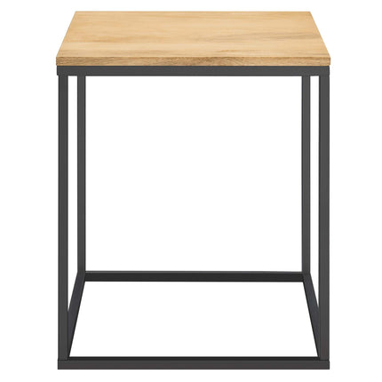 Modway EEI-6833 Zora Square Wood and Metal Side Table Modway