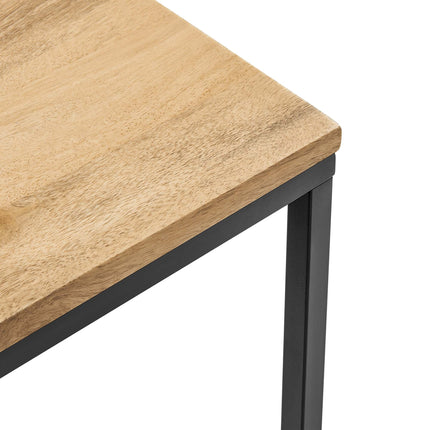 Modway EEI-6833 Zora Square Wood and Metal Side Table Modway