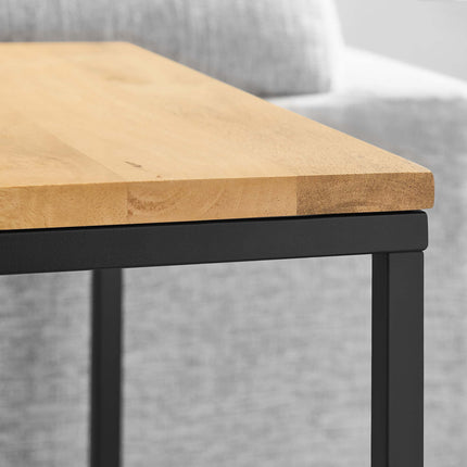 Modway EEI-6833 Zora Square Wood and Metal Side Table Modway