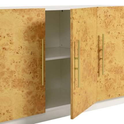 Modway EEI-6847 Abel 69 Inch Burl Wood Sideboard Buffet TV Stand Modway