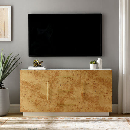 Modway EEI-6848 Abel 59 Inch Burl Wood Sideboard Buffet TV Stand Modway