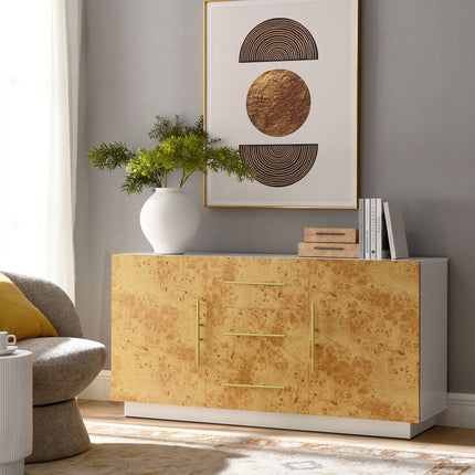 Modway EEI-6848 Abel 59 Inch Burl Wood Sideboard Buffet TV Stand Modway