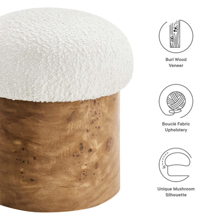 Modway EEI-6850 Breeze Boucle Upholstered Ottoman Modway