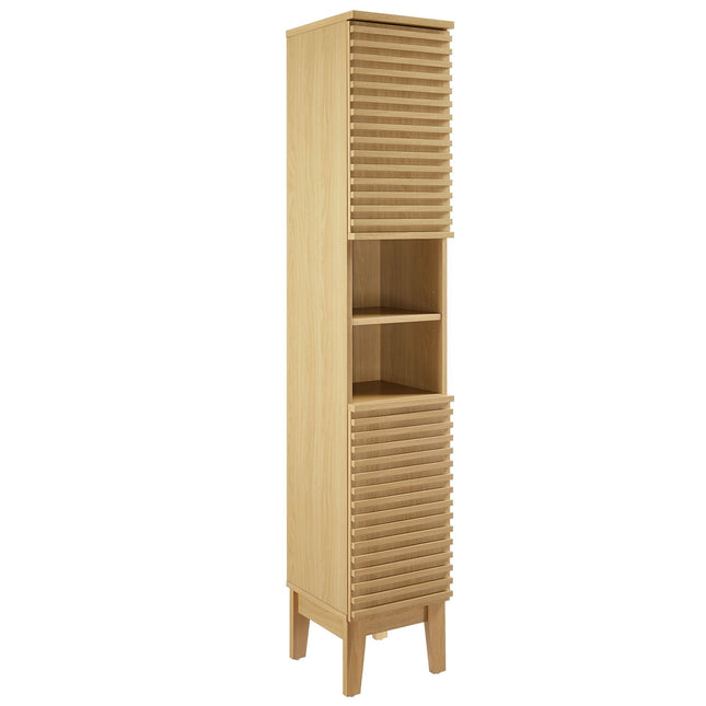 Modway EEI-6851 Render Tall Narrow Bathroom Storage Cabinet Modway