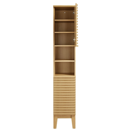 Modway EEI-6851 Render Tall Narrow Bathroom Storage Cabinet Modway