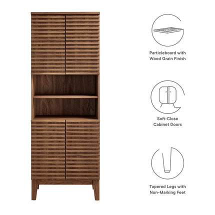 Modway EEI-6852 Render Tall Bathroom Storage Cabinet Modway