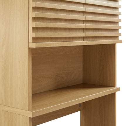 Modway EEI-6853 Render Over the Toilet Bathroom Storage Cabinet Modway