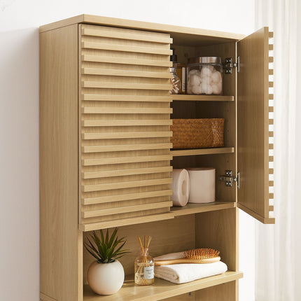 Modway EEI-6853 Render Over the Toilet Bathroom Storage Cabinet Modway