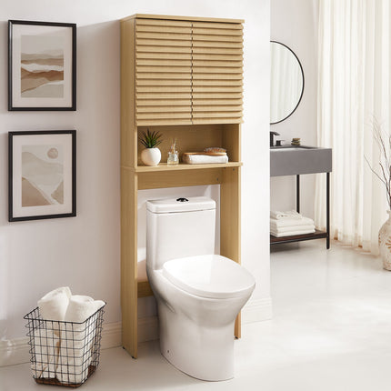 Modway EEI-6853 Render Over the Toilet Bathroom Storage Cabinet Modway