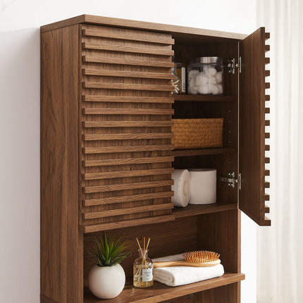 Modway EEI-6853 Render Over the Toilet Bathroom Storage Cabinet Modway