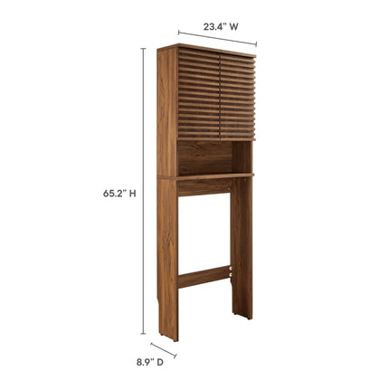 Modway EEI-6853 Render Over the Toilet Bathroom Storage Cabinet Modway