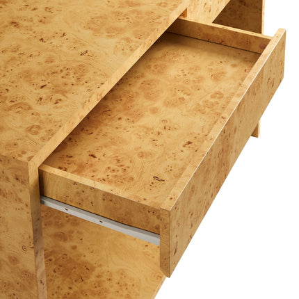 Modway EEI-6857 Hudson 2-Drawer Burl Wood Console Table Modway