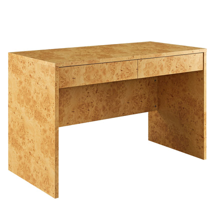 Modway EEI-6858 Hudson 2-Drawer Burl Wood Desk Modway